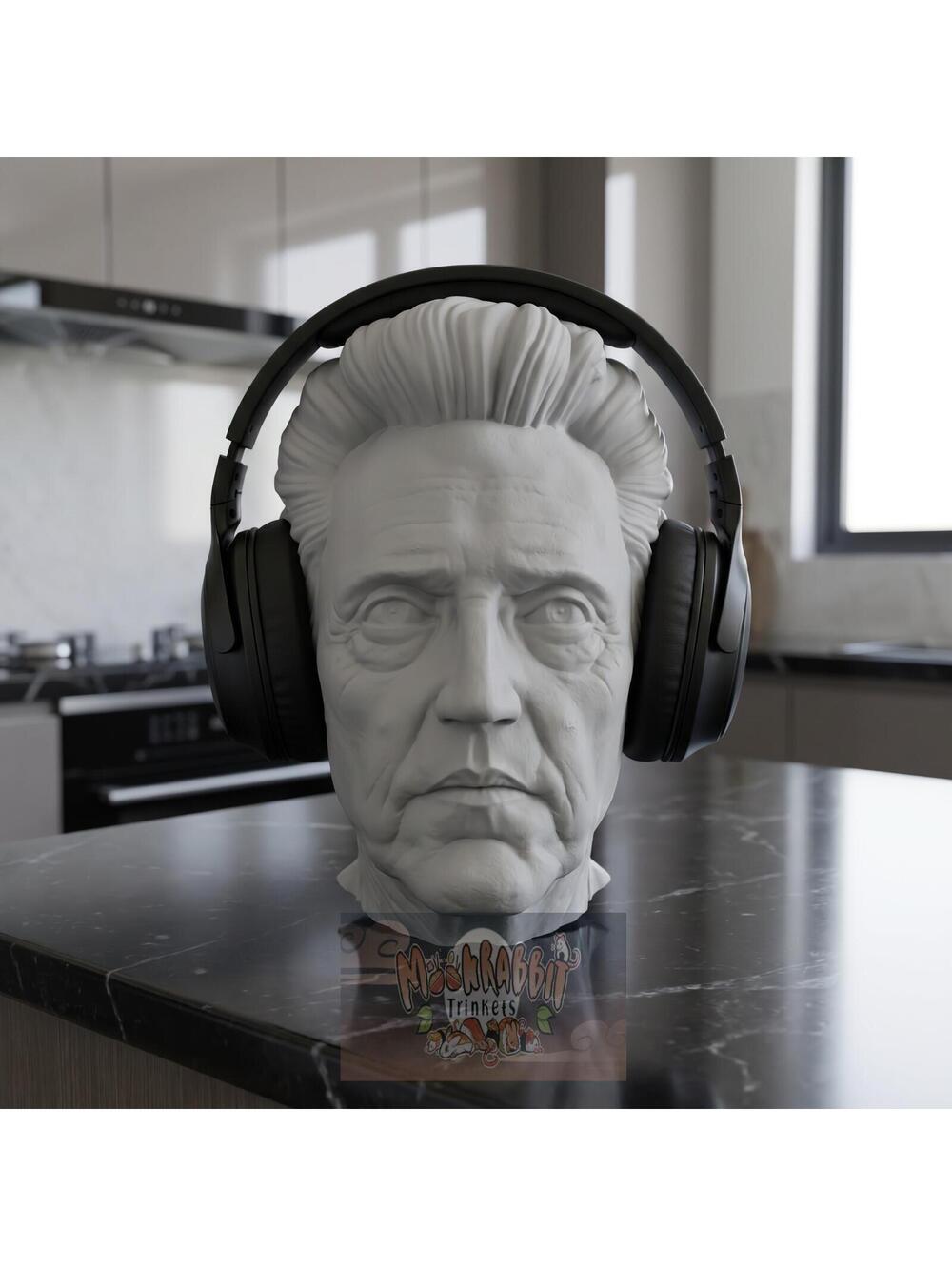 Gamer Headset Holder - Christopher Walken Headphone Stand - Gift for Gamer